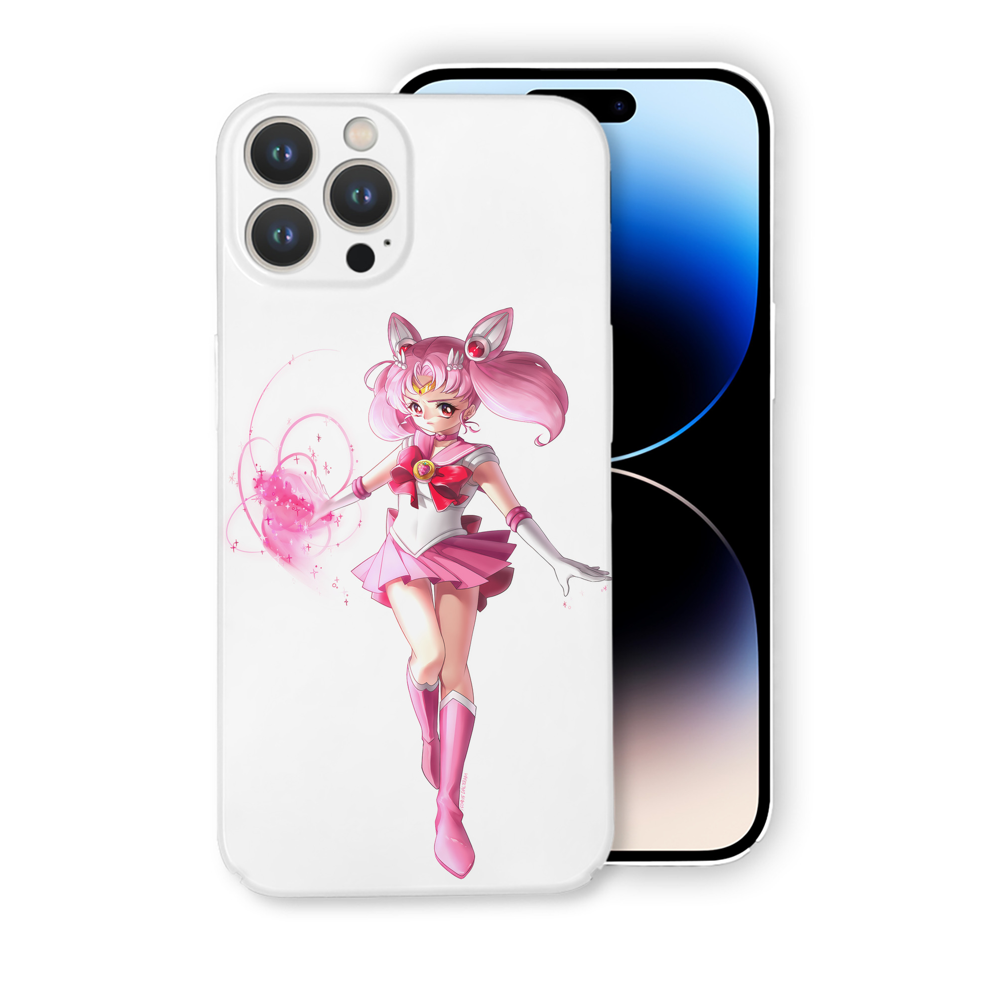 （画像用） 美少女戦士セーラームーン ちびうさ Sailor Moon Chibiusa Tsukino Usagi Small Lady Serenity 【iPhone 14シリーズ対応】ハードケース